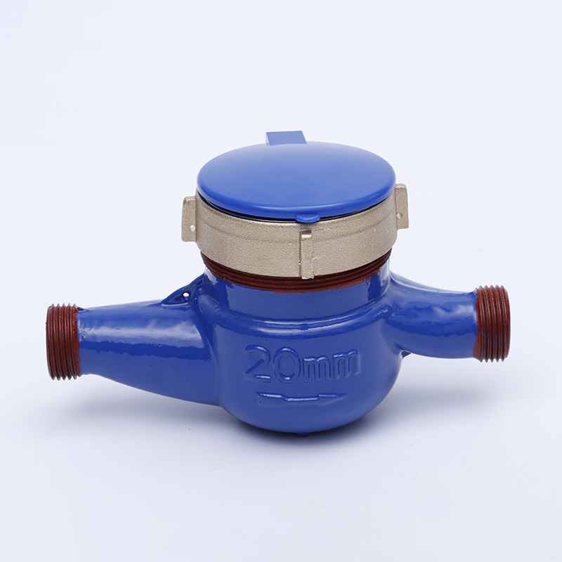 Medidor de fluxo de água fria com mostrador multijato seco de 20 mm